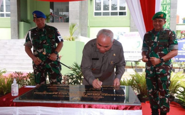 Peresmian Gedung Denpom Samarinda, Gubernur: Pemeritah Daerah Selalu Bantu Instansi Vertikal