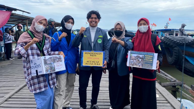Peduli Korban Gempa Cianjur, Aliansi Mahasiswa PPU Gelar Aksi Galang Dana