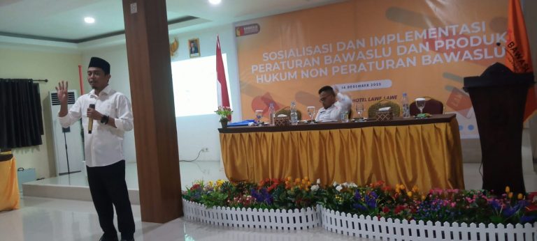 Tinkatkan Pengawasan Pemilu 2024, BAWASLU PPU Sosilalisai Aturan Hukum