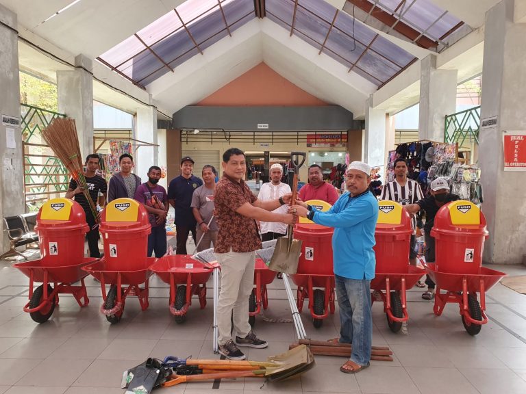 Sinergi dengan Paguyuban, Polres PPU Bantu Jaga Kenyamanan Pasar Induk Penajam