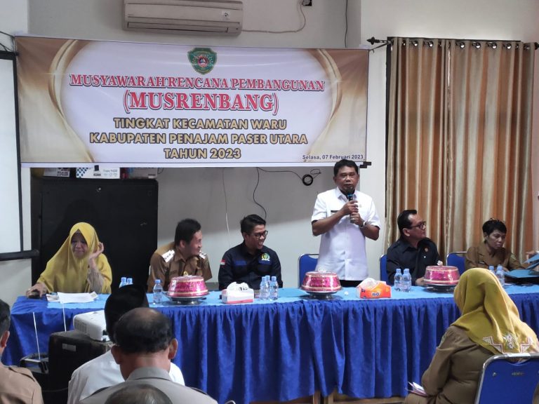 Musrenbang Kecamatan Waru, Masyarakat Masih Perlu Dukungan Hadapi IKN