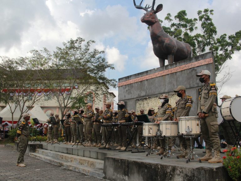 Di Balik Suksesnya Penampilan Drumben Satpol-PP PPU Saat Upacara HUT Ke-21