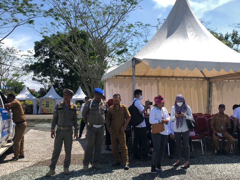 Personel Satpol-PP PPU Turut Amankan Gelaran MTQ Ke-18