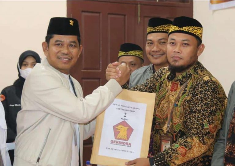 Daftarkan 25 Kader Terbaik, DPC Gerindra PPU Optimis Raih Kursi Ketua DPRD