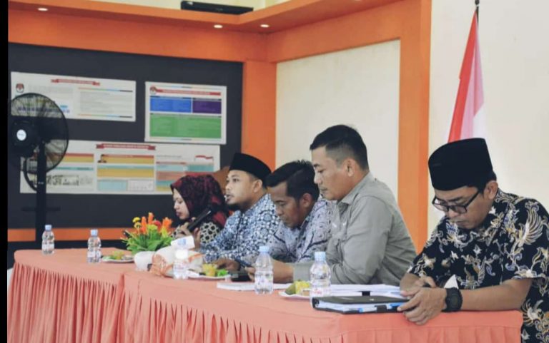 KPU PPU Gelar Rakor Verifikasi Dokumen, Seluruh Bacaleg Dinyatakan Belum Memenuhi Syarat