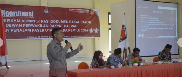 Seluruh Parpol PPU Lakukan Perbaikan Berkas Pendaftaran Bacaleg