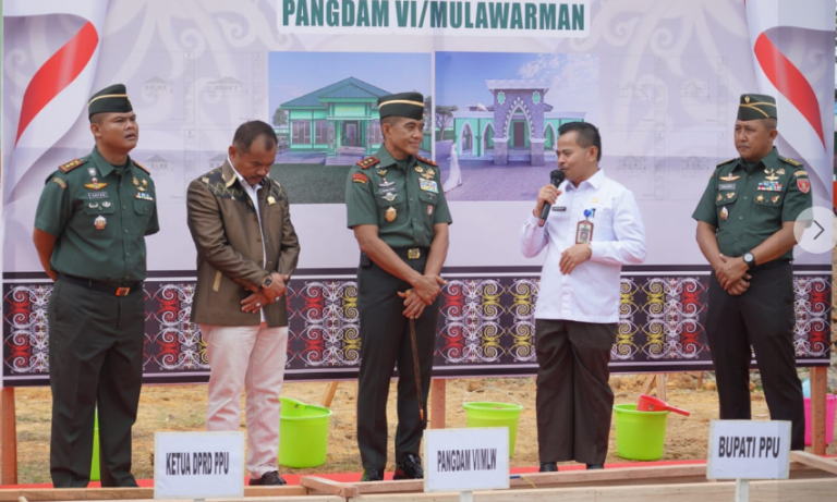 Datang ke Penajam, Pangdam Perkuat Sinergi dengan Pemkab PPU