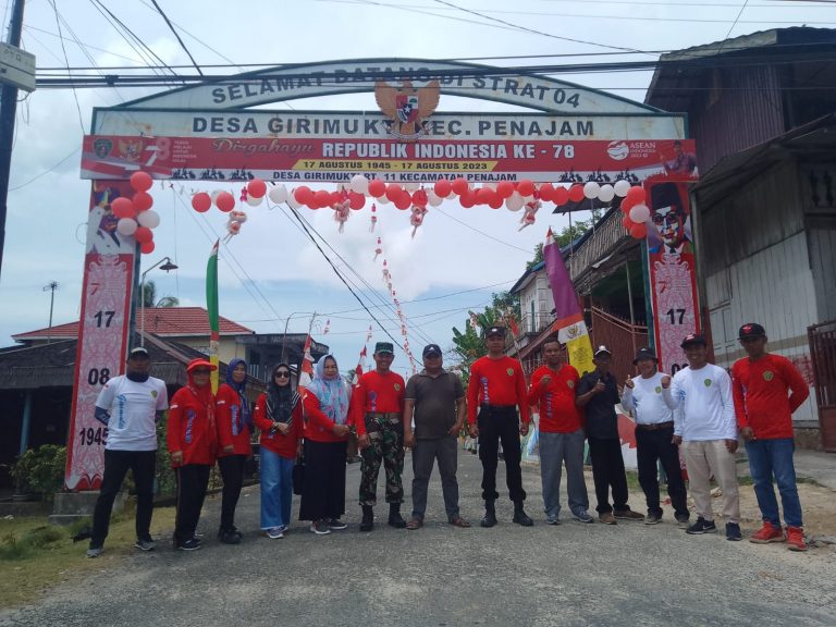 Semarakkan HUT Ke-78 RI, Desa Girimukti Adakan Lomba Kebersihan Lingkungan