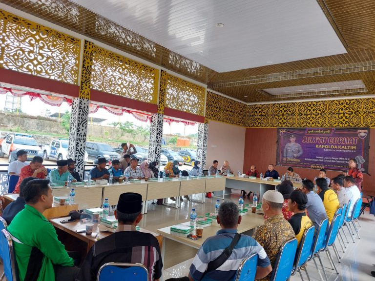 Polda Kaltim Jumat Curhat di Sepaku, Dengarkan dan Jawab Kekhawatiran Pemindahan IKN