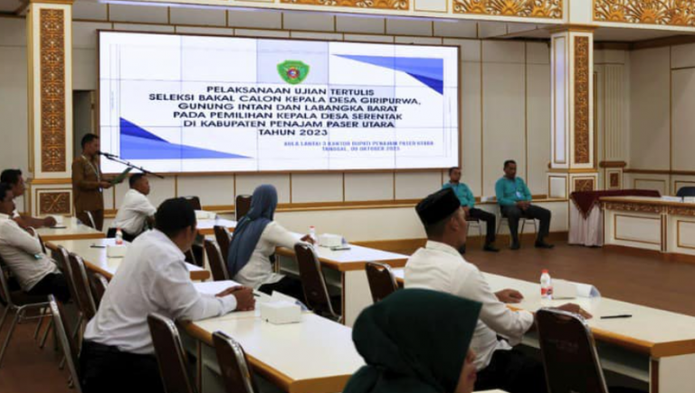 Seleksi Tertulis 22 Cakades PPU Digelar, 7 Orang Gugur