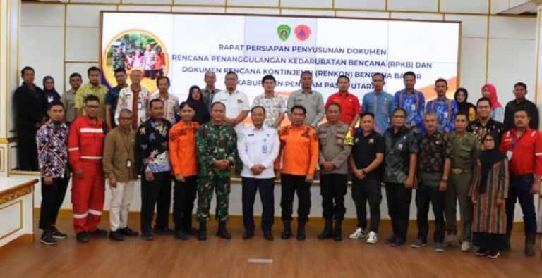 BPBD PPU Susun RPKD dan Renkon Antisipasi Bencana Banjir Hadapi Peralihan Musim