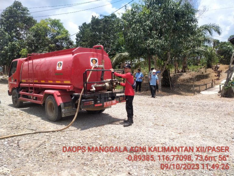 Pemkab PPU Bantu Penuhi Kebutuhan Air Bersih 2 Desa Babulu
