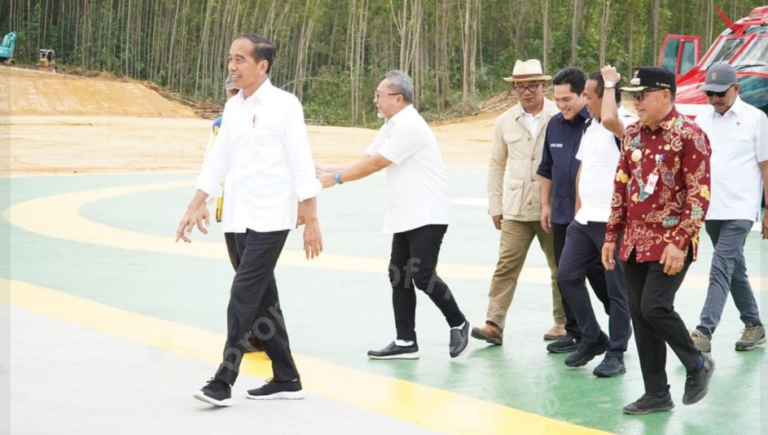 Dampingi Presiden Jokowi Groundbreaking Tiga Proyek Perbankan di IKN, Makmur; Kami Dukung Penuh