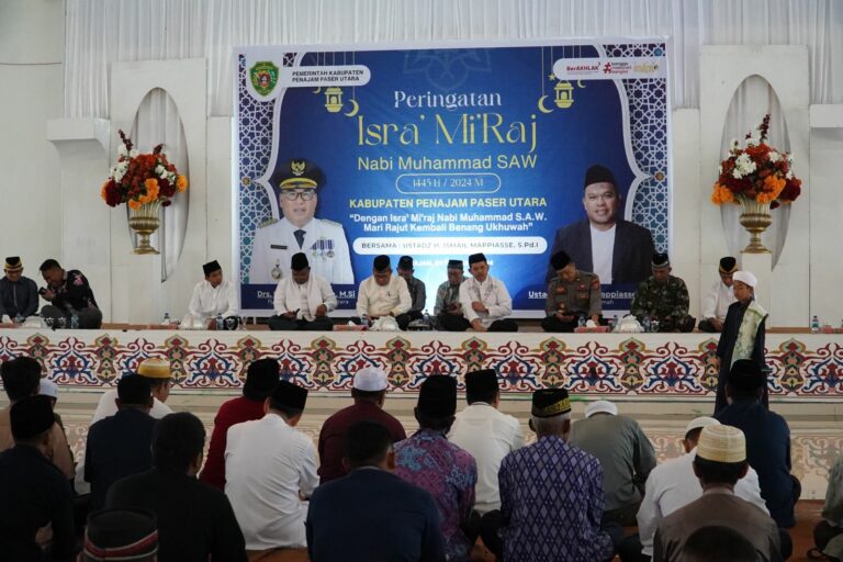 Hadiri Peringatan Isra Mi’raj, Makmur Ajak Masyarakat PPU Sambut Keberkahan Bulan Ramadan