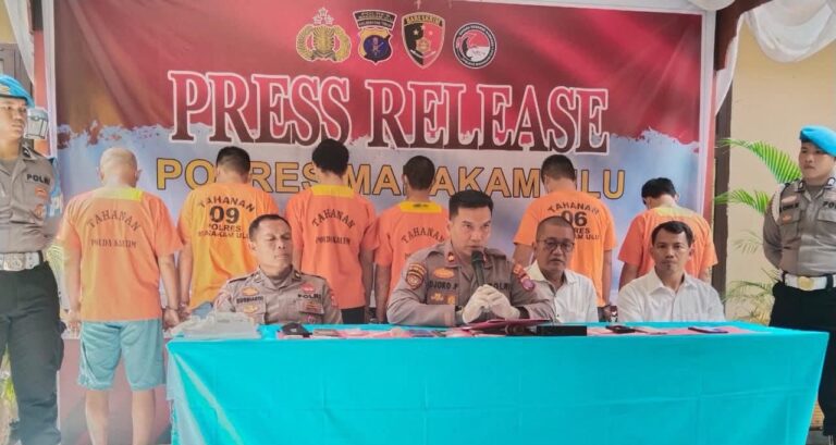 Kompol Djoko Paparkan Hasil Pengungkapan Narkotika di Mahulu