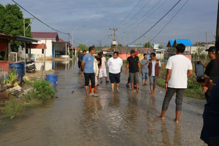 Tinjau Banjir Babulu Laut, Bupati PPU Fokus Perbaikan Drainase dan Tanggul