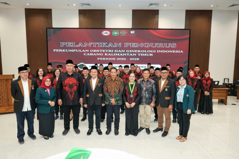 Pelantikan POGI Kaltim di IKN, Perkuat Kolaborasi Layanan Kesehatan Ibu dan Anak