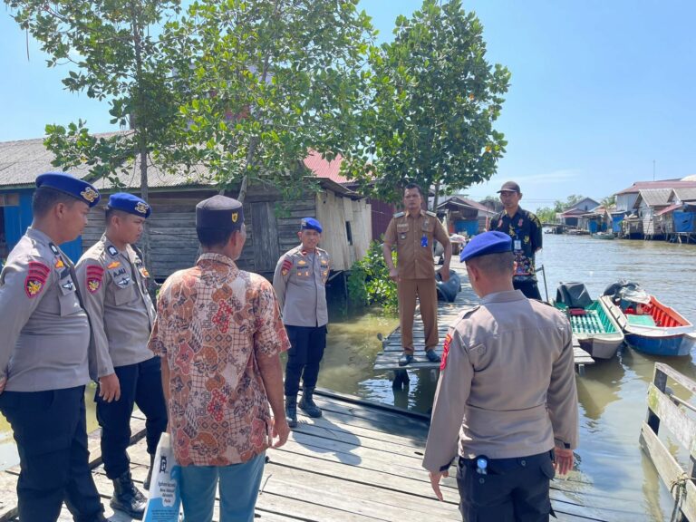 Perbaikan Jembatan Merah Putih Babulu Laut Dipercepat, Polairud PPU Cek Kesiapan Material