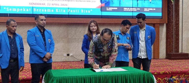 Pelantikan KNPI Kubar Usung Semangat Indonesia Emas 2045