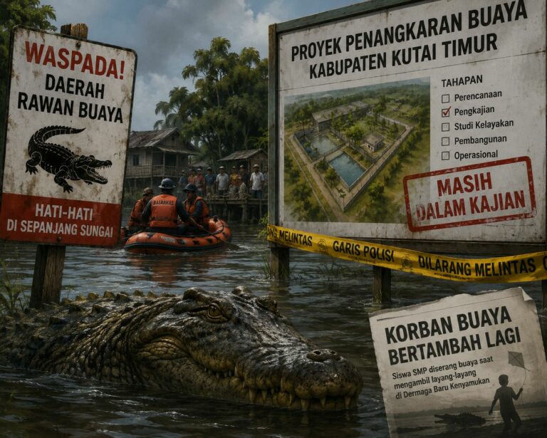 Tiga Lokasi Penangkaran Buaya di Kutim Masuk Tahap Kajian