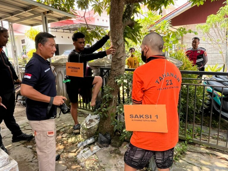 Rekonstruksi Kasus Mangga Jadi Jawaban atas Isu Pengeroyokan