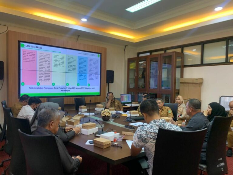 RTRW Kukar Direvisi Total untuk Menyesuaikan Undang-Undang IKN