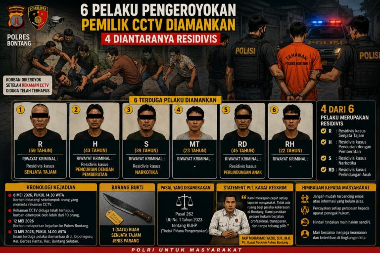 Rekaman CCTV Hilang Diduga Picu Aksi Pengeroyokan di Bontang