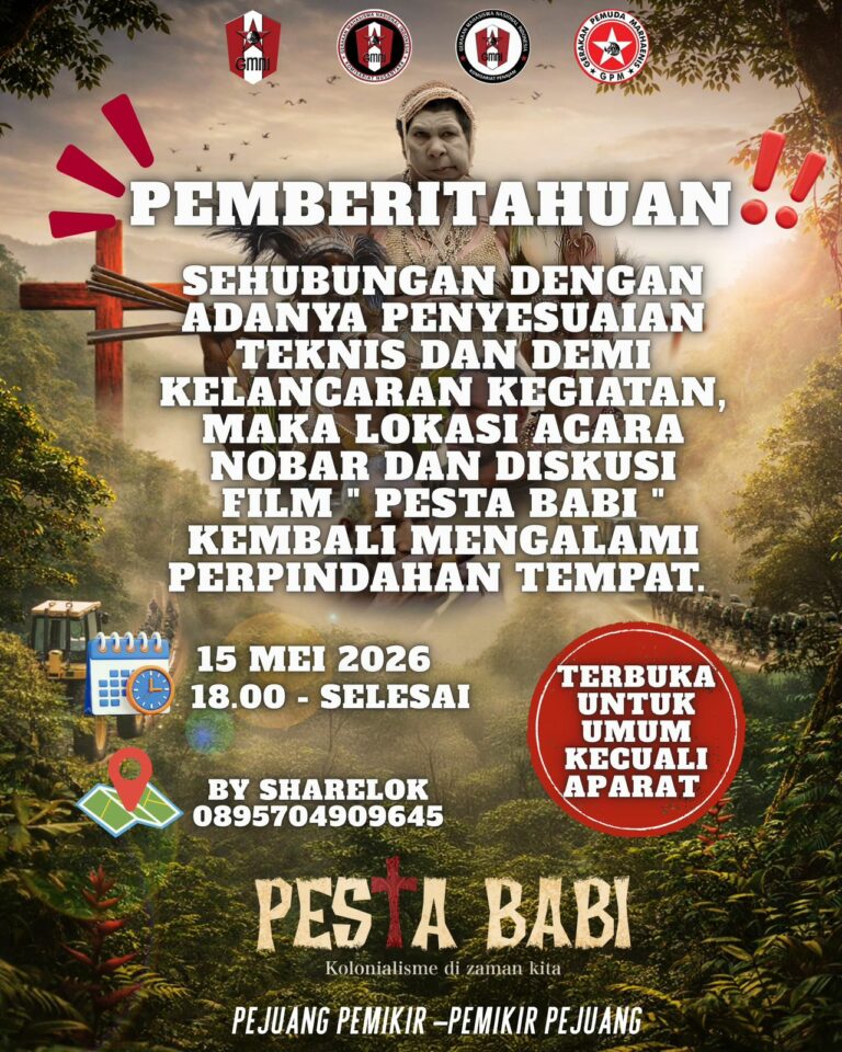 Meski 2 Lokasi Awal Mendadak Batal, GMNI PPU Tetap Gelar Nobar “Pesta Babi”