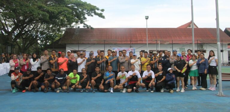 Kapolres Kubar Tekankan Kebersamaan Lewat Turnamen Fun Tenis