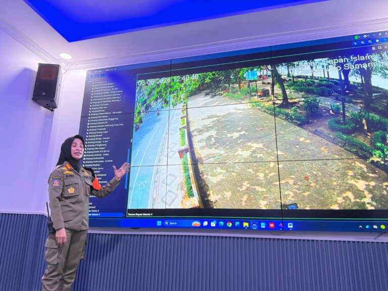 Satpol PP Samarinda Terapkan Pengawasan Digital di Persimpangan Kota