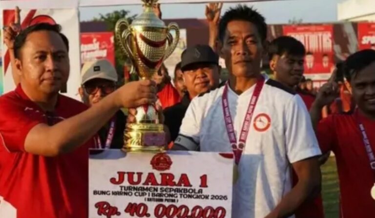 Turnamen Bung Karno Cup Jadi Wadah Pembinaan Generasi Muda Kubar