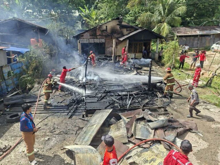 Warung Makan di Samboja Terbakar, Pemilik Alami Luka Bakar hingga Leher