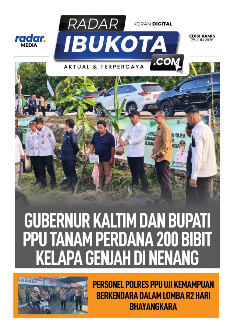 Gubernur Kaltim dan Bupati PPU Tanam Perdana 200 Bibit Kelapa Genjah di Nenang