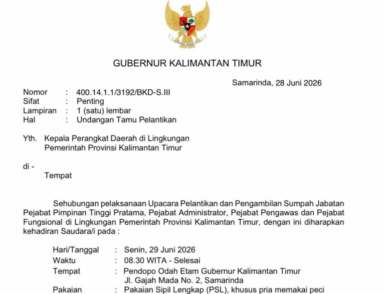 Penataan Birokrasi Kaltim Dimulai, Penguatan OPD Dukung Agenda IKN